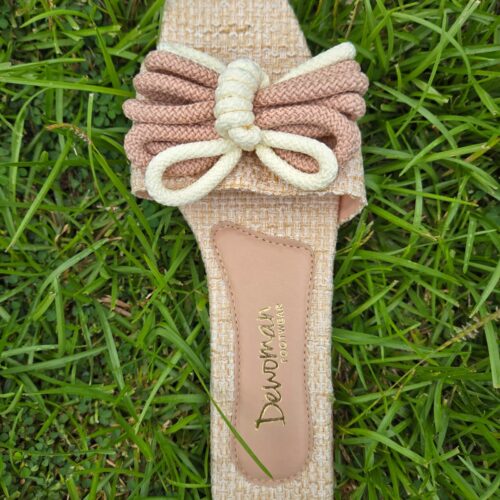 Dewoman ligt rose - cream DeWoman Sandal s104