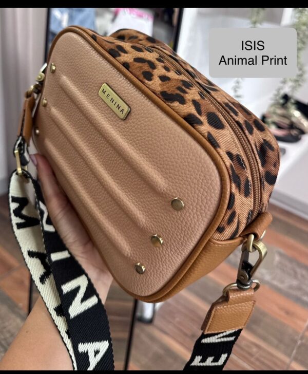 Menina Isis  Beige  Animal Print Viajera